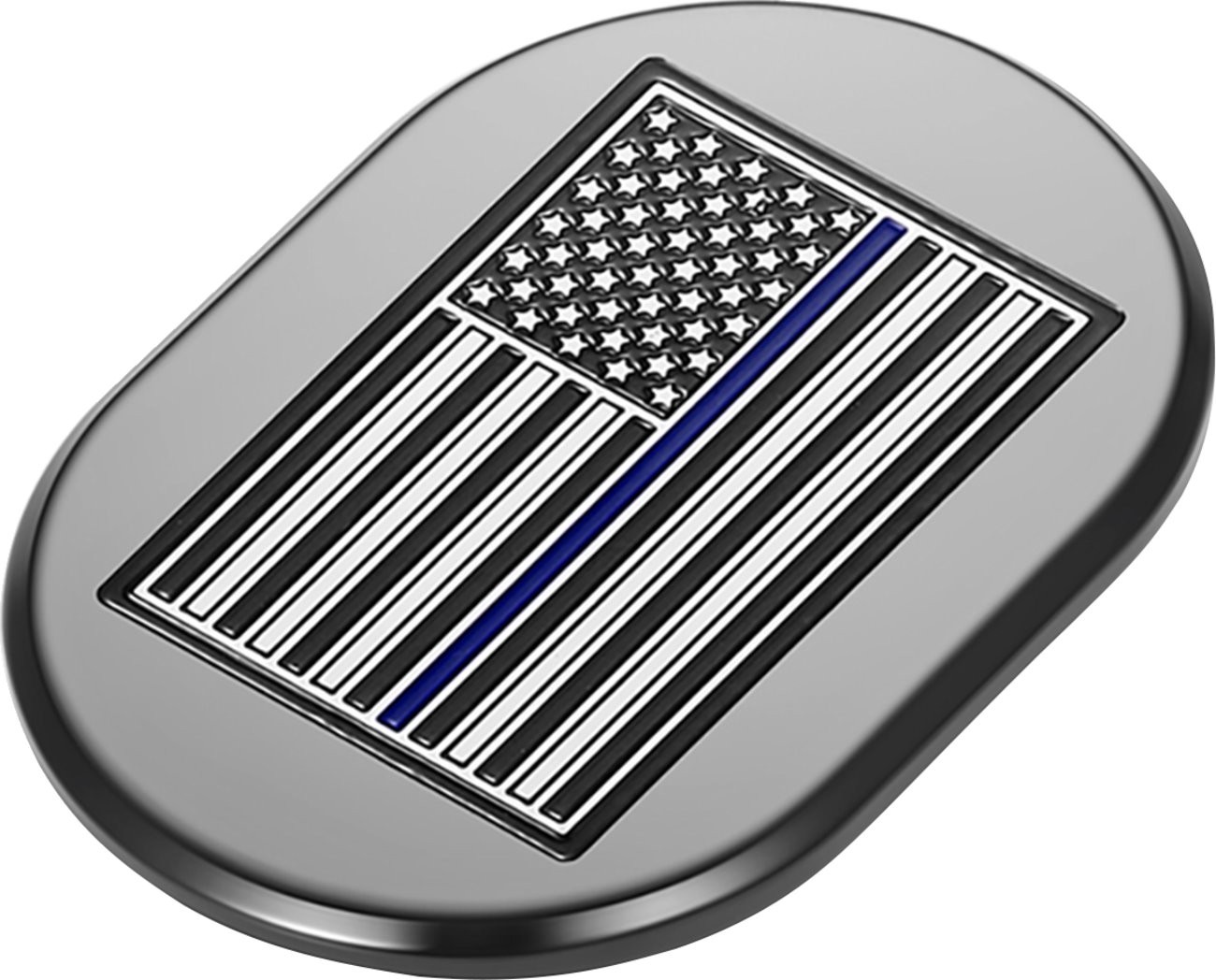 Figurati Thin Blue Line Flag Left Black Antenna Cover (FD71-AC-BLK-LT)