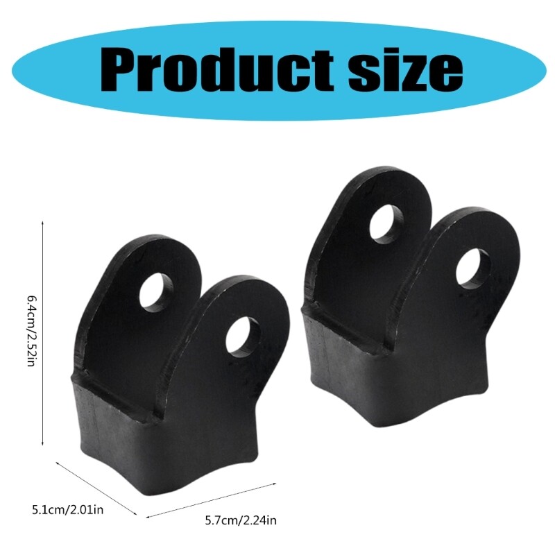 Weld On Shock Mounts Iron Suspension Brackets Heavy Duty for Enhanced Stability