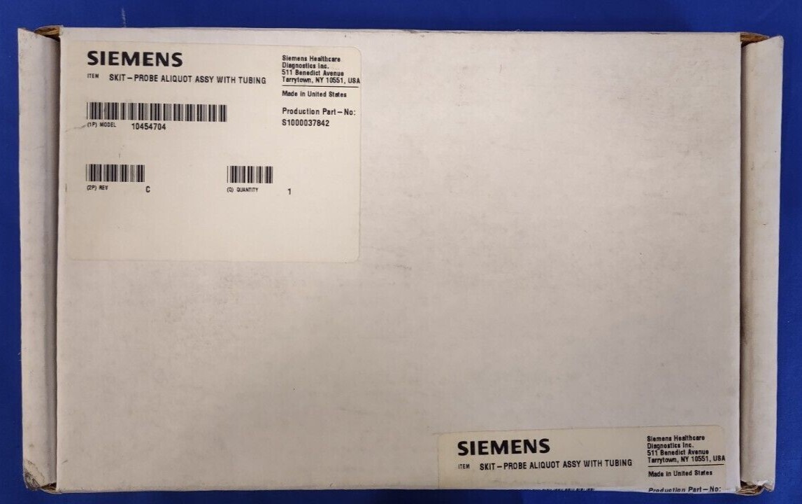 S1000037842 Siemens Skit-Probe Aliquot w/Tubing 10454704