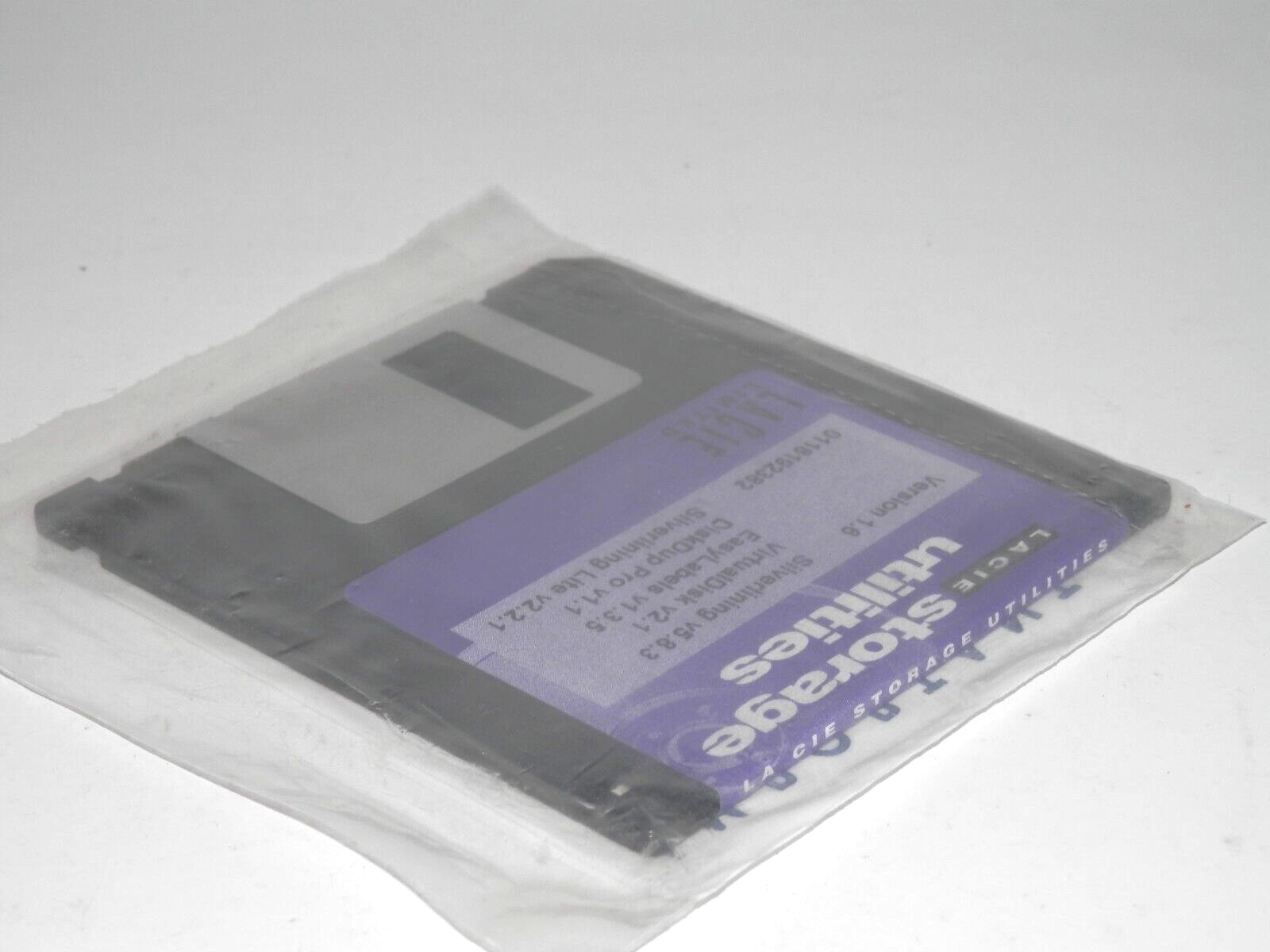 Lacie Storage Utilities Ver 1.6 • Floppy 3.5" Silverlining VirtualDisk DiskDup