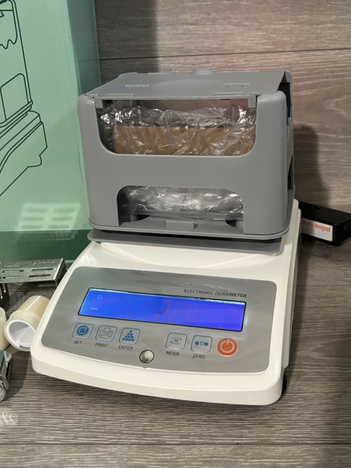 Solid Density Meter Densitometer w/ LCD Display JL-300A Range 0.01~300g OPEN BOX