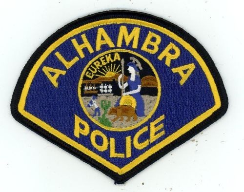 CALIFORNIA CA ALHAMBRA POLICE NICE SHOULDER PATCH SHERIFF