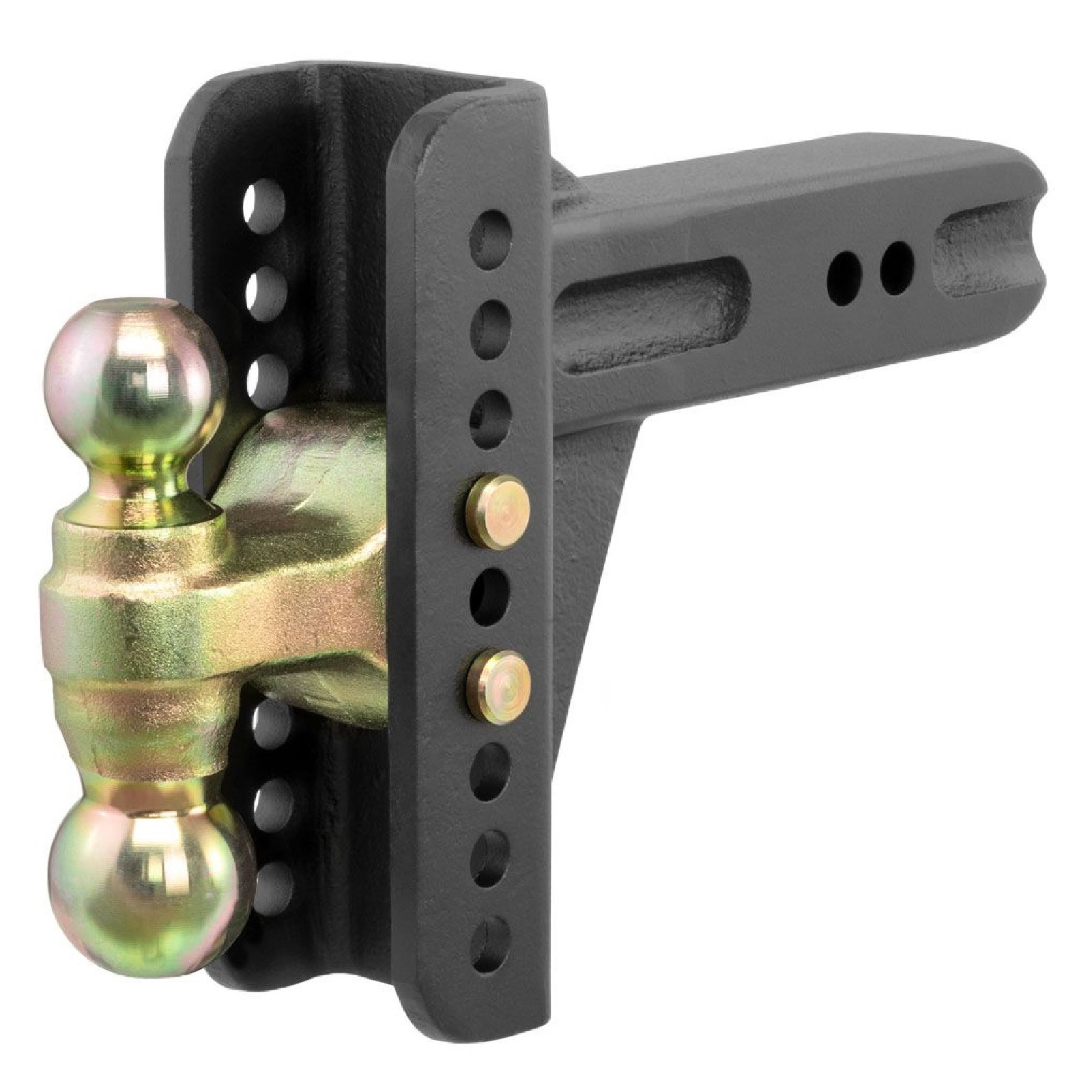 Curt 45902 Adjustable Channel Mount w/ 2" & 2-5/16" Dual Trailer Ball 20,000 GTW