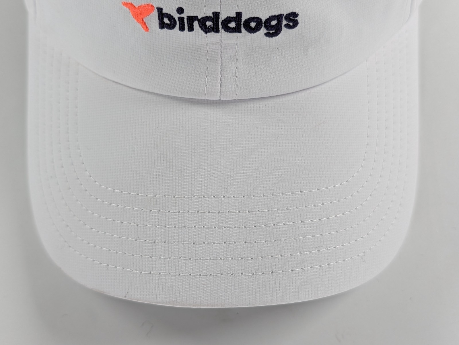 Birddogs Cap Hat Strapback White Adjustable Golf Breathable