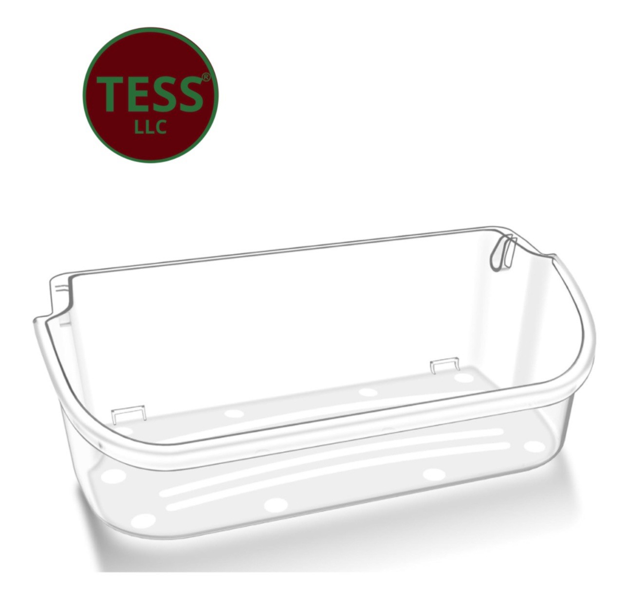 UPGRADED 240356402 Refrigerator Door Bin Compatible with Frigidaire Door