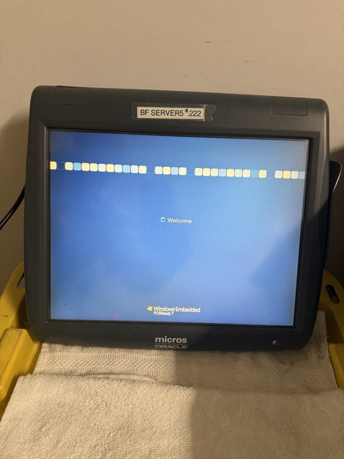 Micros Workstation 5A Touchscreen POS Terminal- 400814-122 Oracle