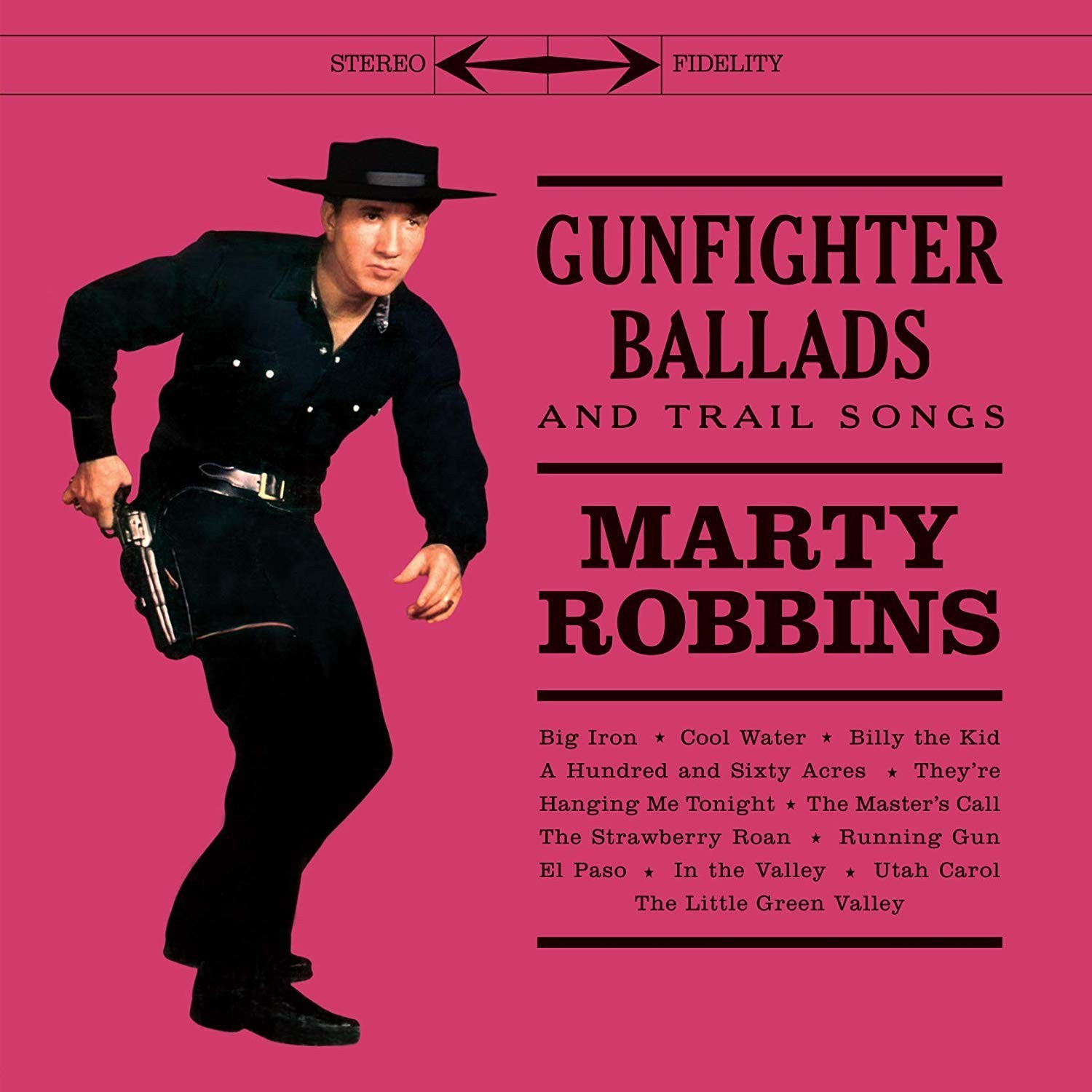 Marty Robbins – Gunfighter Ballads And Trail Songs LP Red Colored Vinyl Record