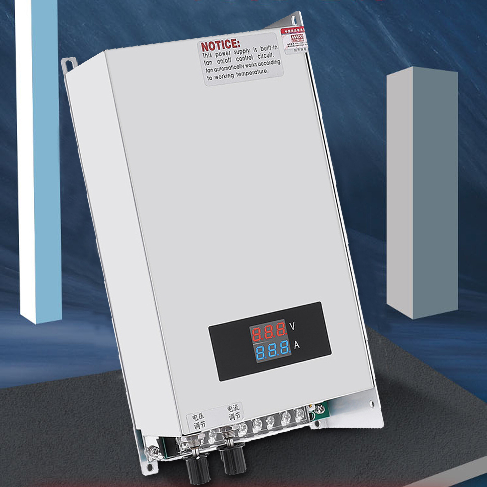 AC 0-48V DC 1000W 48V 20A Adjustable Switching Power Supply Voltage & Current