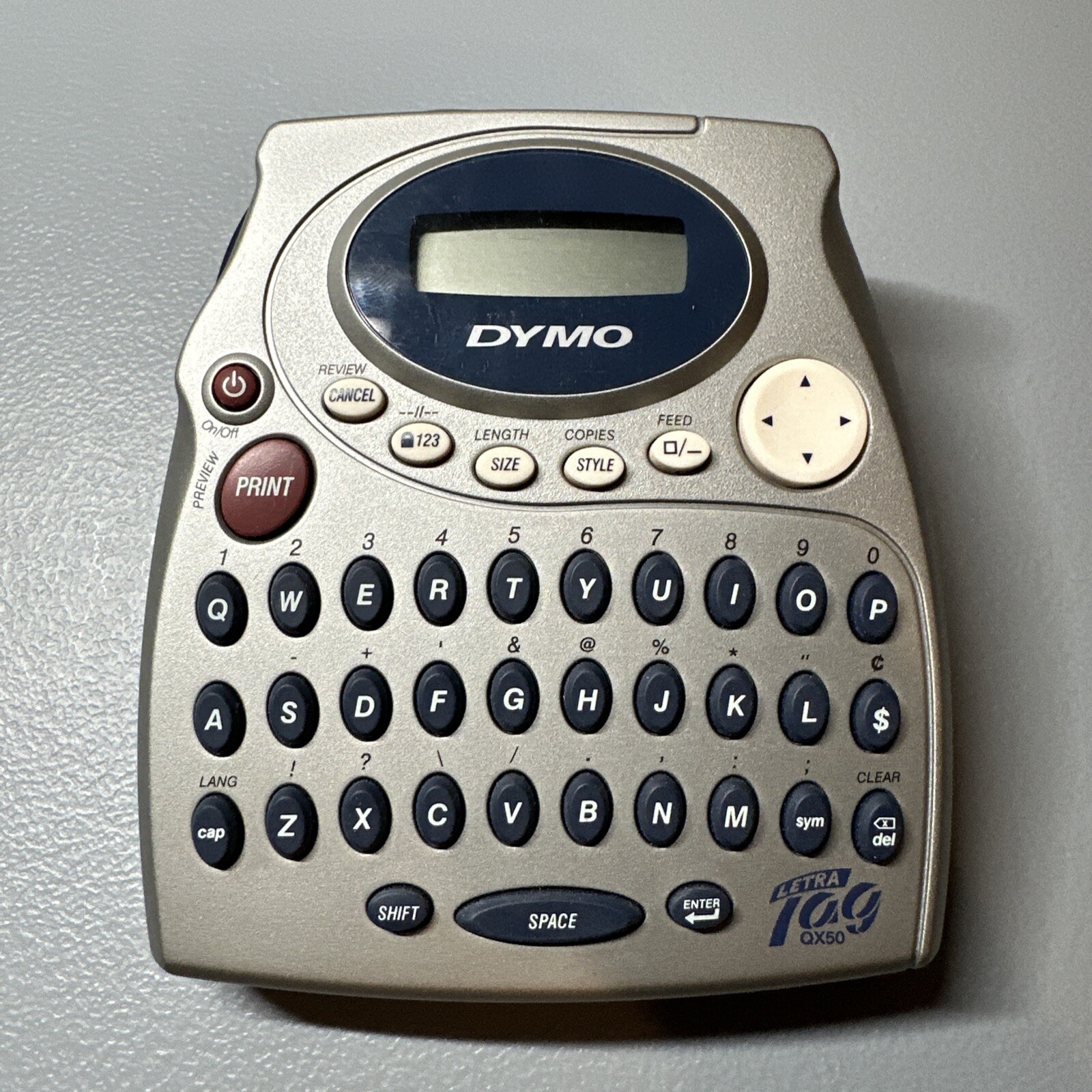 Dymo LetraTag QX50 Label Printer Machine Maker Electronic Tested Working