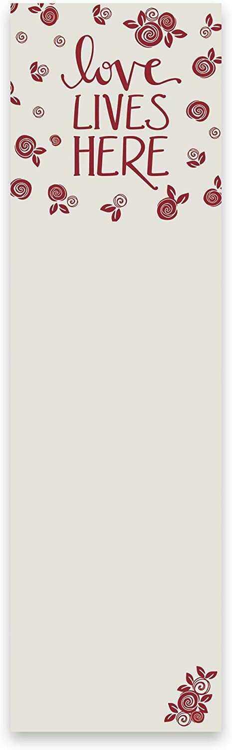 Primitives By Kathy Love Lives Here Magnetic List Notepad ~ 60 Pages
