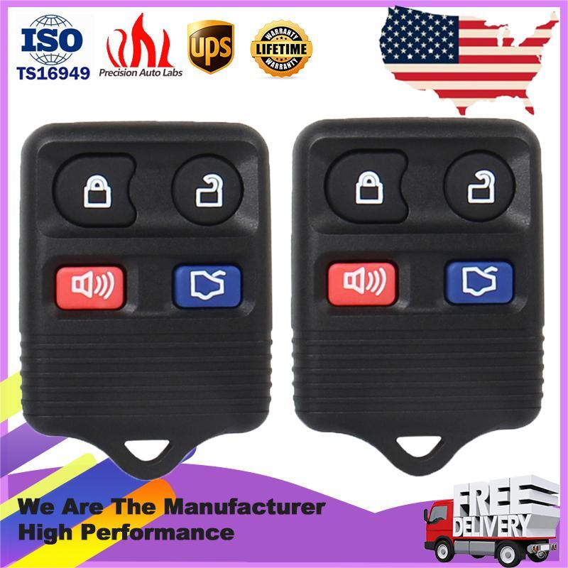 2PCS Keyless Entry Remote Control Car Key Fob Clicker Transmitter Replacement US