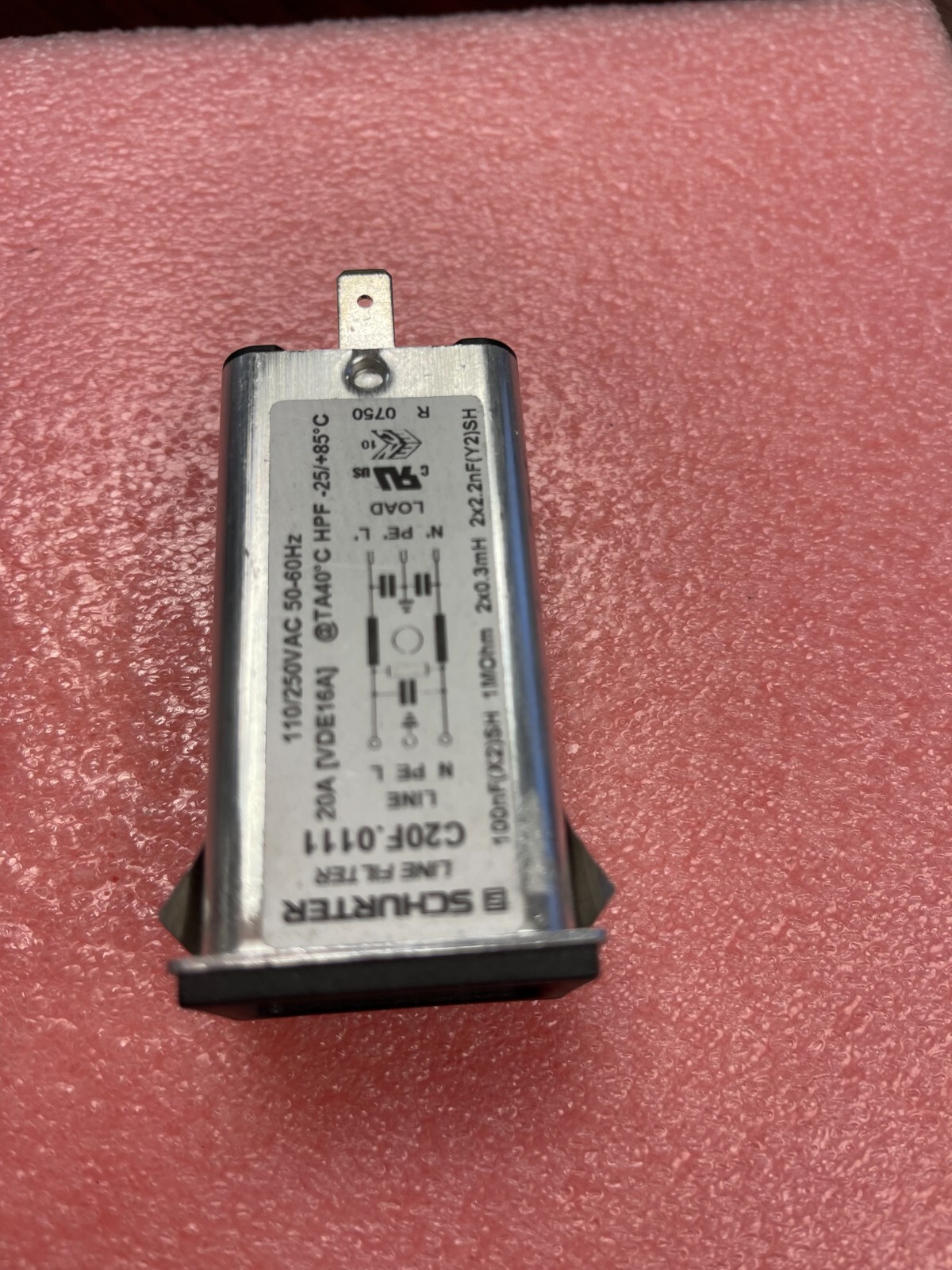 Schurter AC Power Entry Modules C20F.0111  APPLIANCE INLET FILTER 20A M5