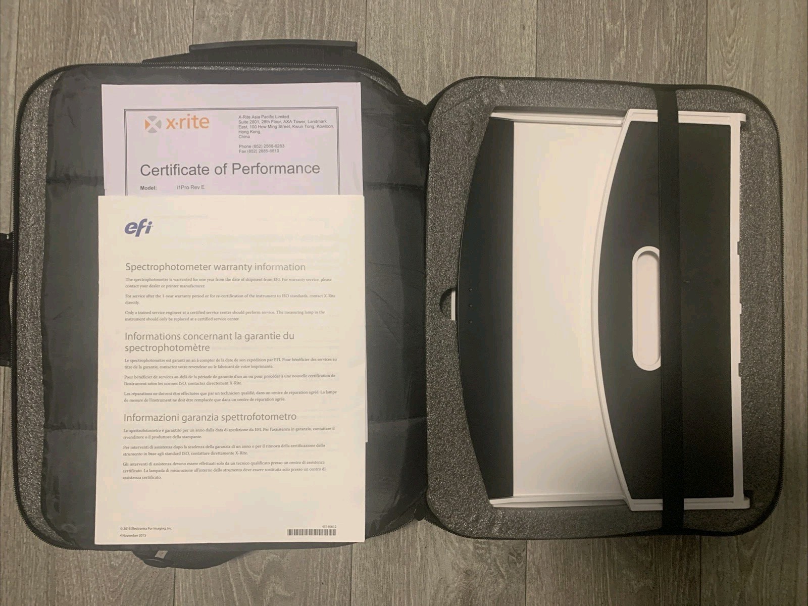EFI ES-2000 Spectrophotometer Colour Callibration Kit * See description*