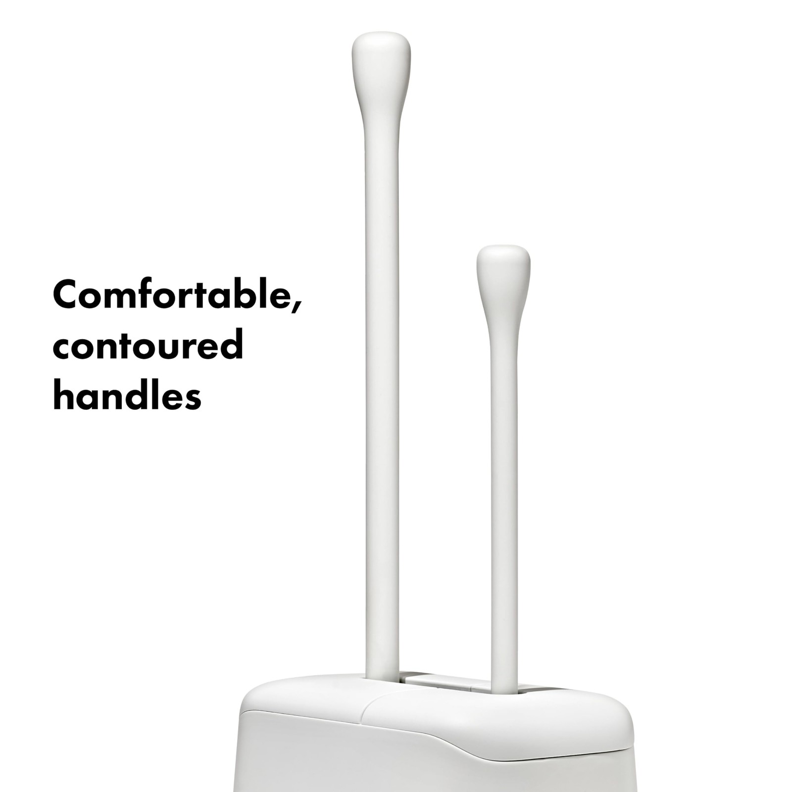 OXO Good Grips Toilet Brush & Plunger Set White