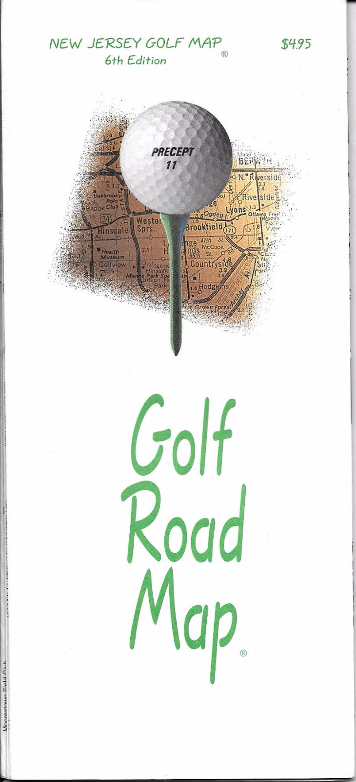 New Jersey Golf Map, by Fore Better Golf