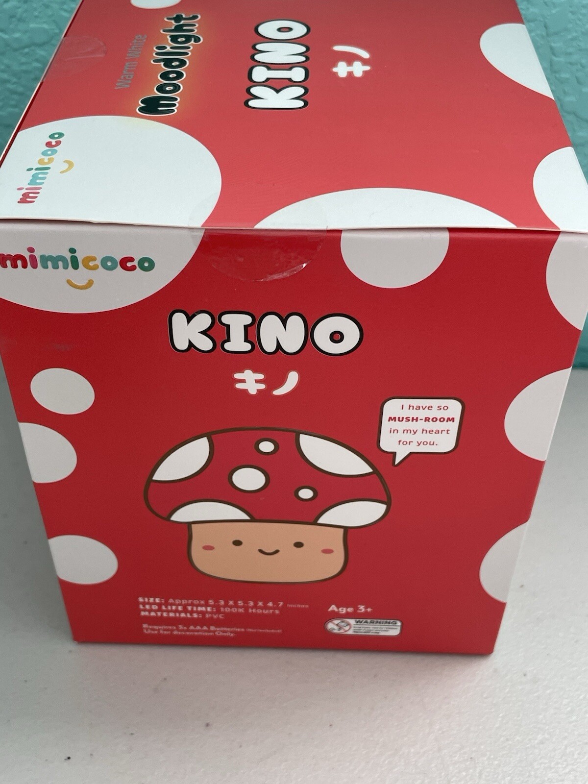 Mimicoco Kino Mushroom Moodlight Warm White Nightlight