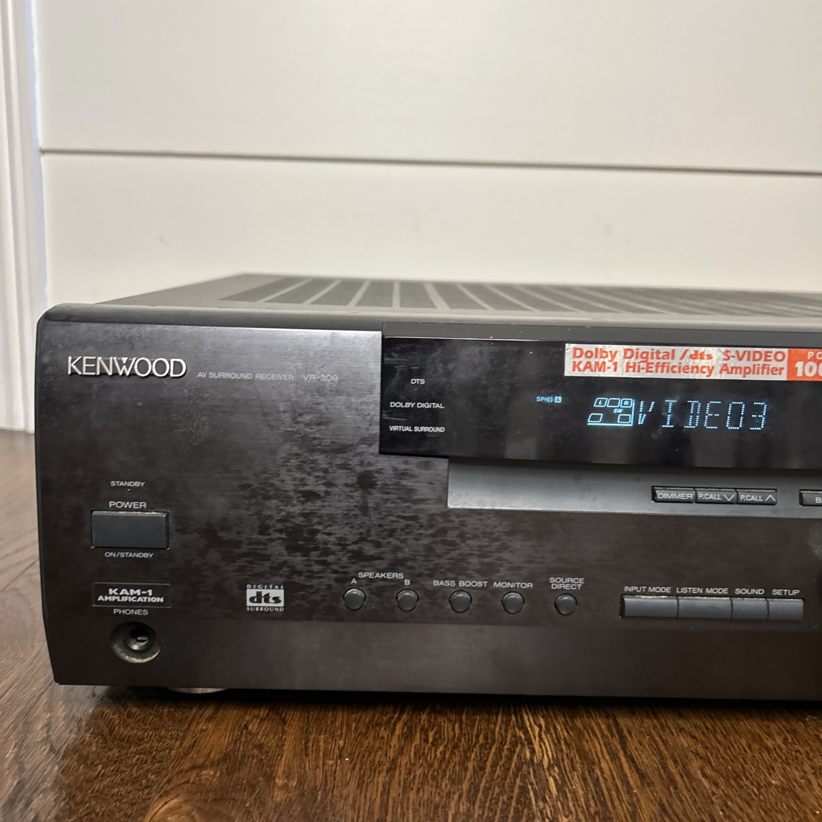 KENWOOD VR-309 5.1 DOLBY DIGITAL RECEIVER