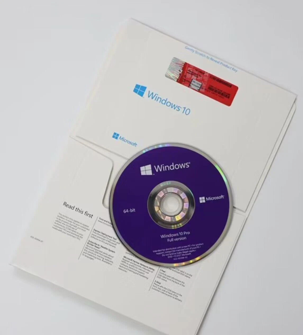 Windows 10 Pro 64 bit DVD with Product Key Local Seller | Free Shipping