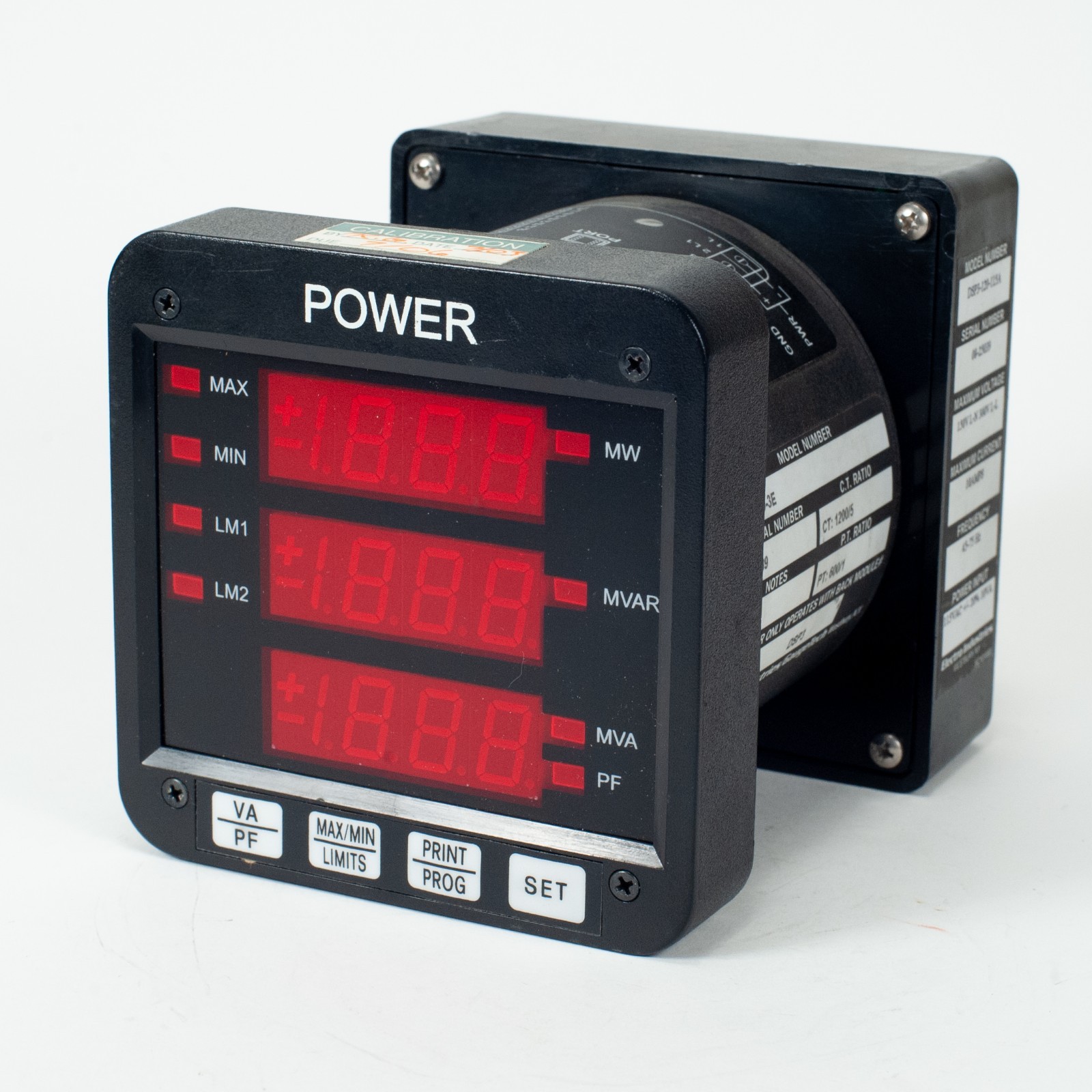 Electro Industries /Gauge Tech 3DWA300-3E w/ DSP3-120-115A Module Electric Meter
