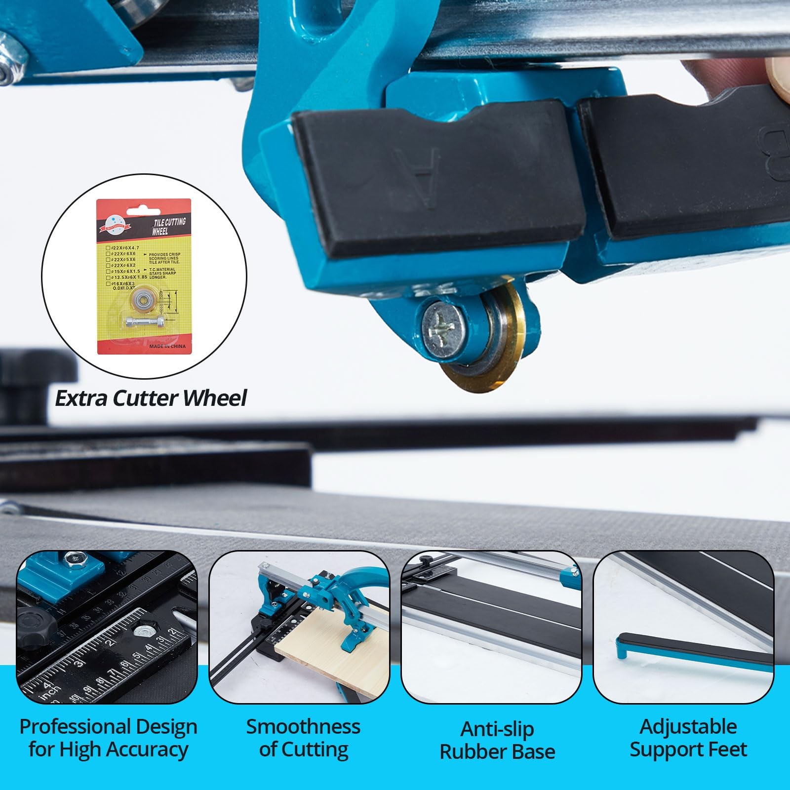 24" Manual Tile Cutter ,Porcelain Ceramic Tile Cutter ,Precise Tile Cutter Tools