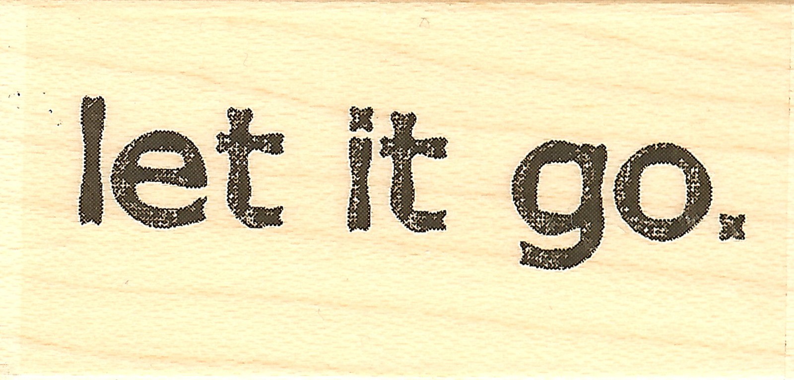 Frozen Quote, Wood Mounted Rubber Stamp IMPRESSION OBSESSION - NEW, B14295