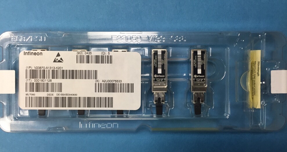 Lot of Five (5) OptiPort™ SFF BIDI® Transceiver V23870-A1313-K201