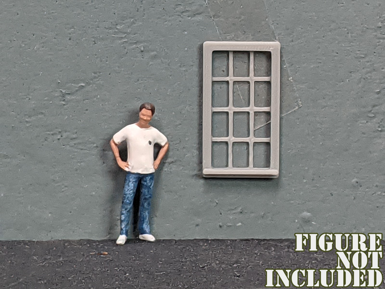 1/64 Scale Windows For Diorama Buildings (set of 12)