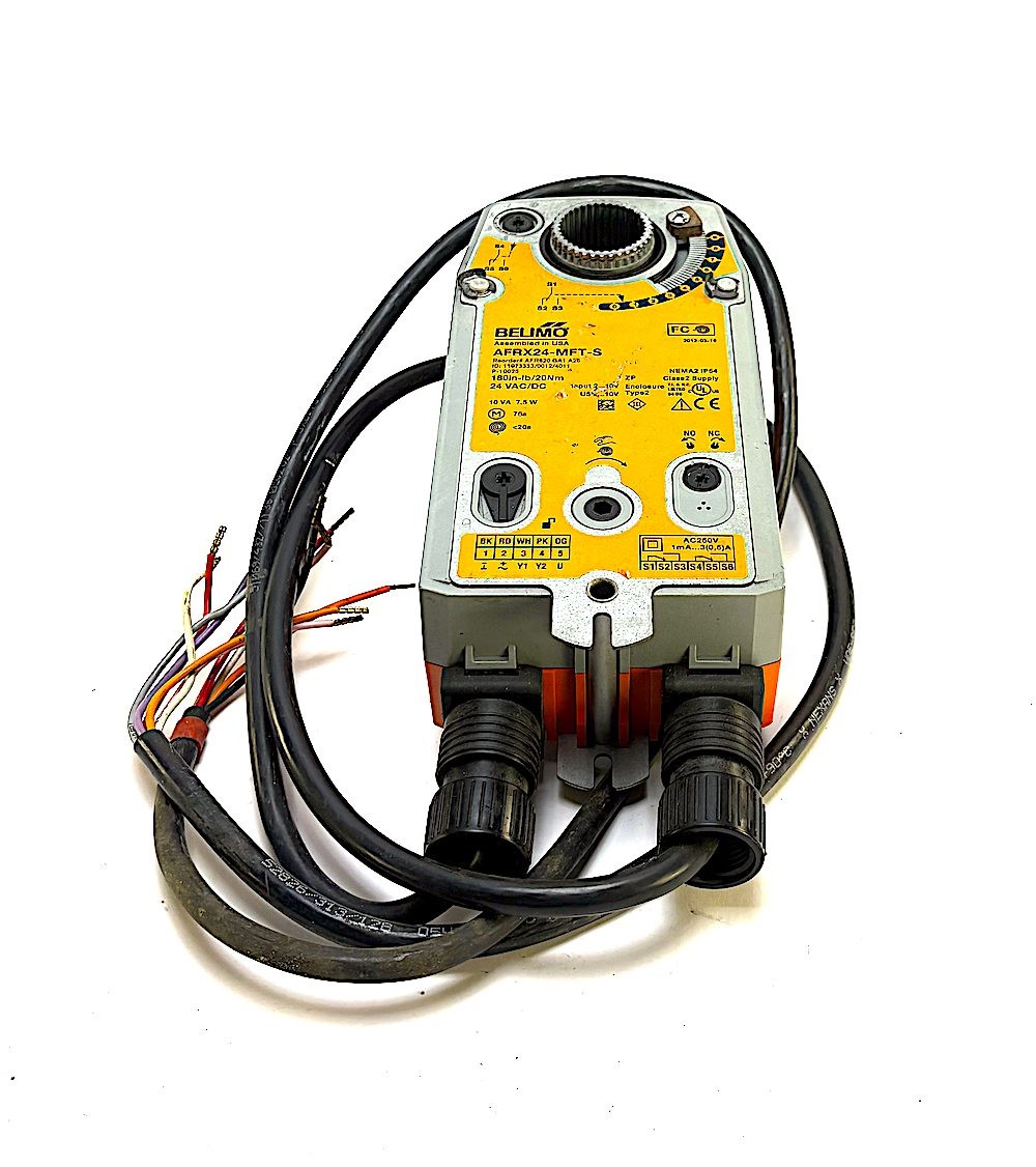 Belimo AFRX24-MFT-S Damper Actuator Used