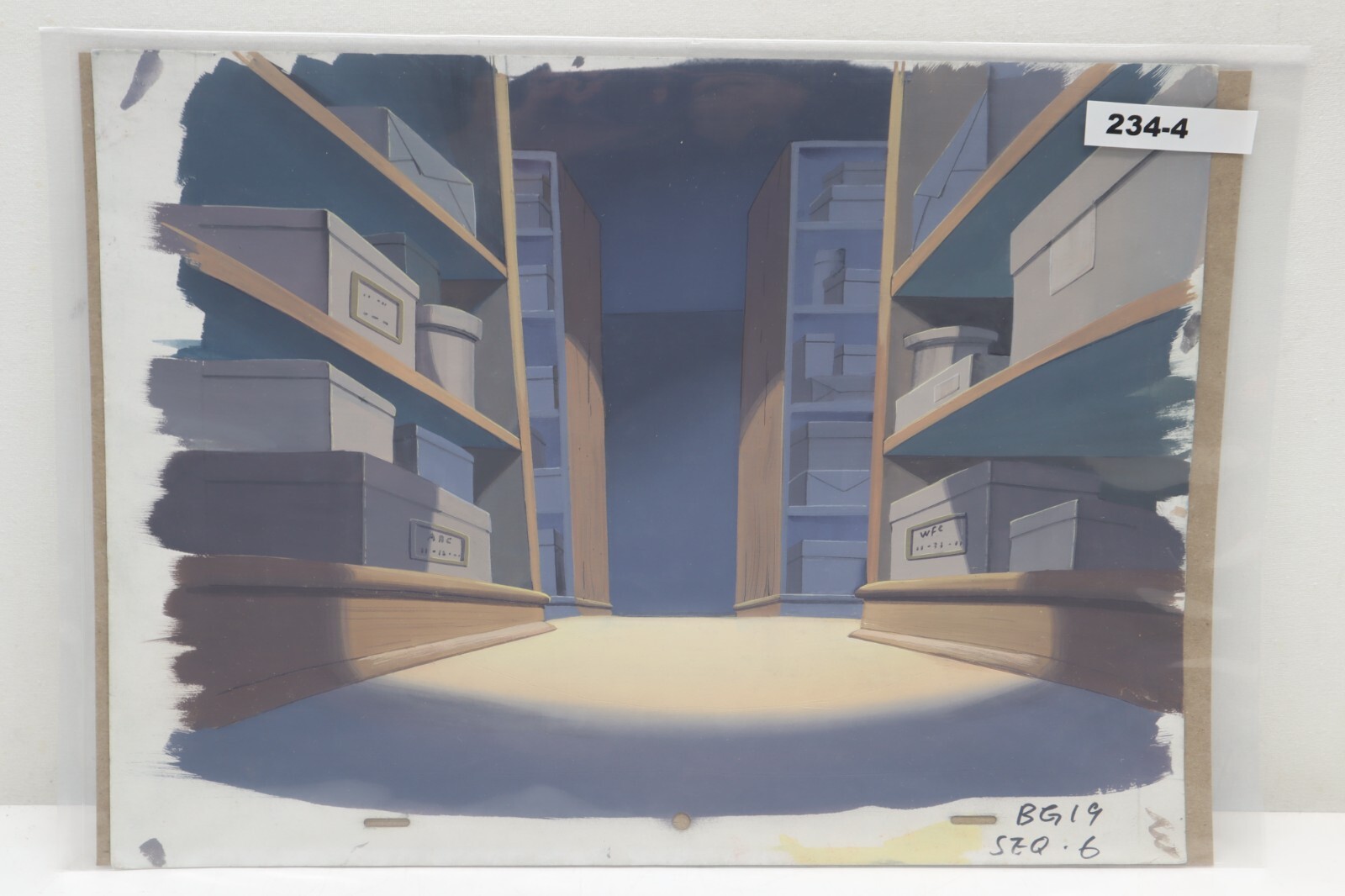 Original Hand Painted Animation Production Background (234-4)