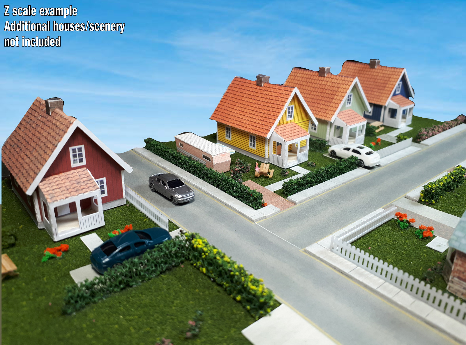 N Scale Building - Cover Stock(paper) Pre-Cut Nordic Style house - NS4P