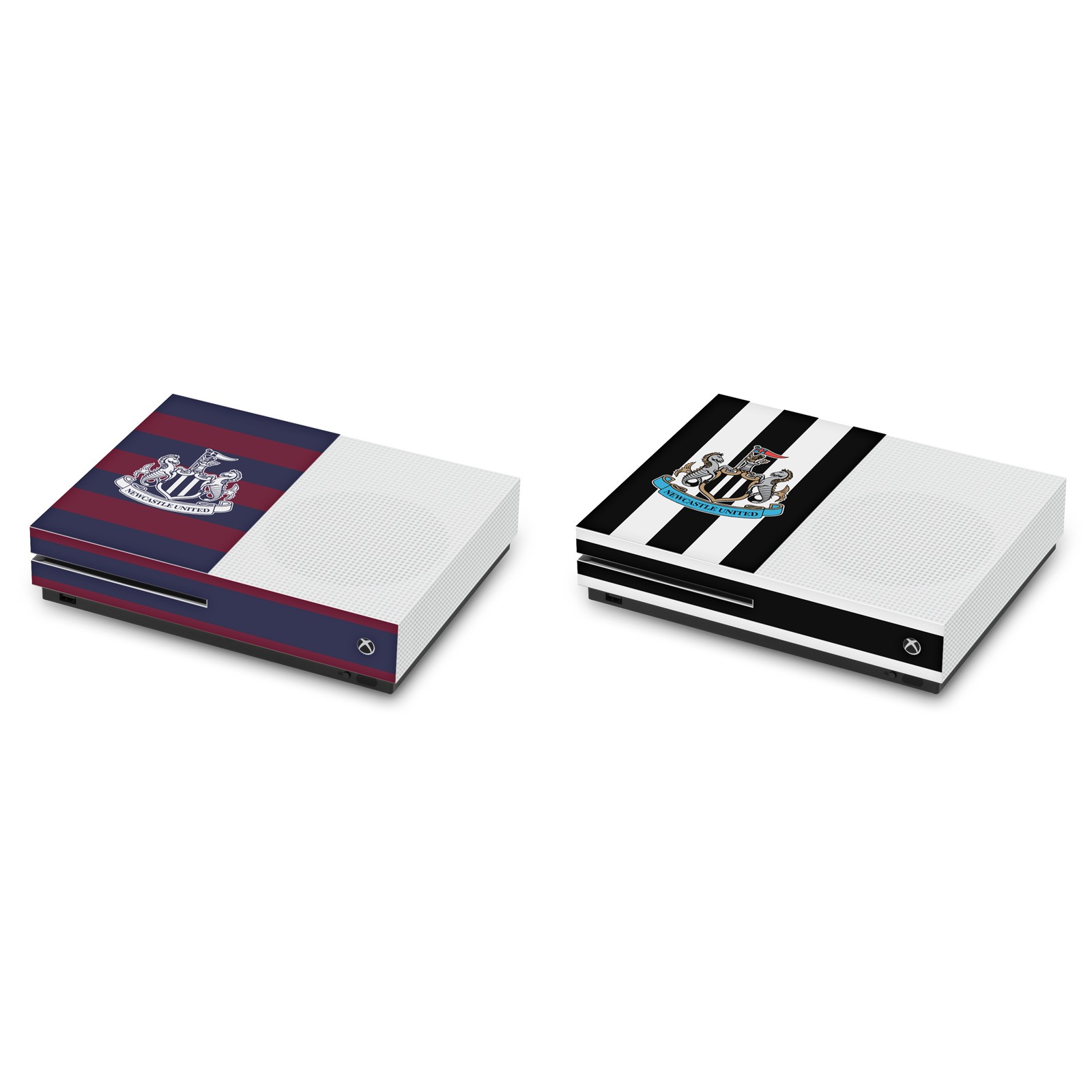 OFFICIAL NEWCASTLE UNITED FC 2024/25 CREST KIT VINYL SKIN FOR XBOX ONE S CONSOLE