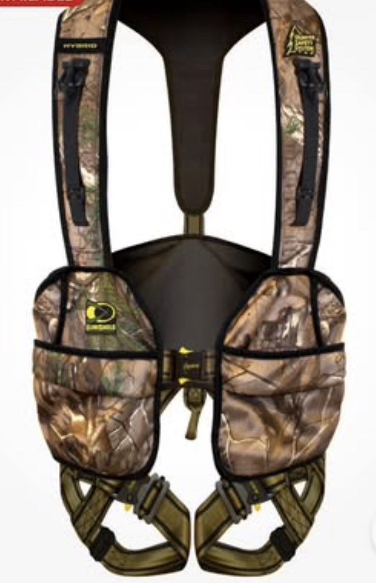 Hunter Safety System HYBRID-R L/XL Camouflage Safety Harness Lightweight