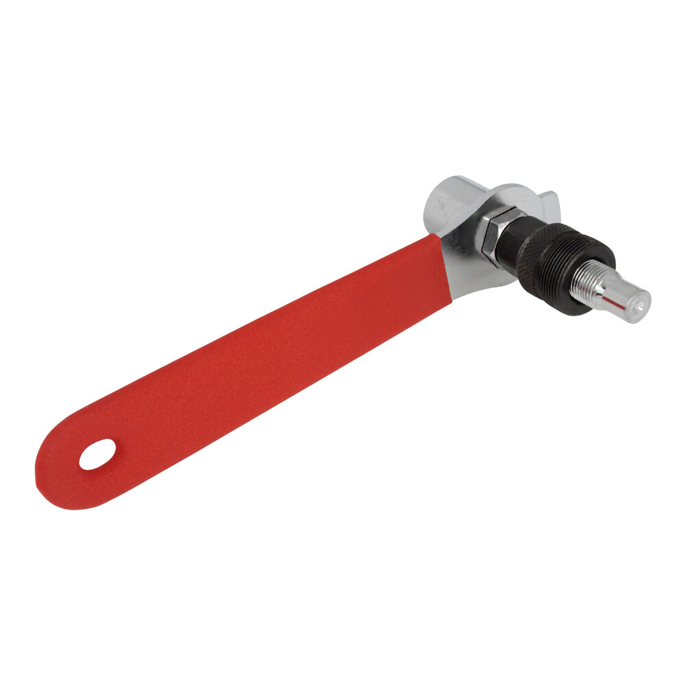 PRO+ BICYCLE CRANK PULLER TOOL 180A1 CHROME/RED