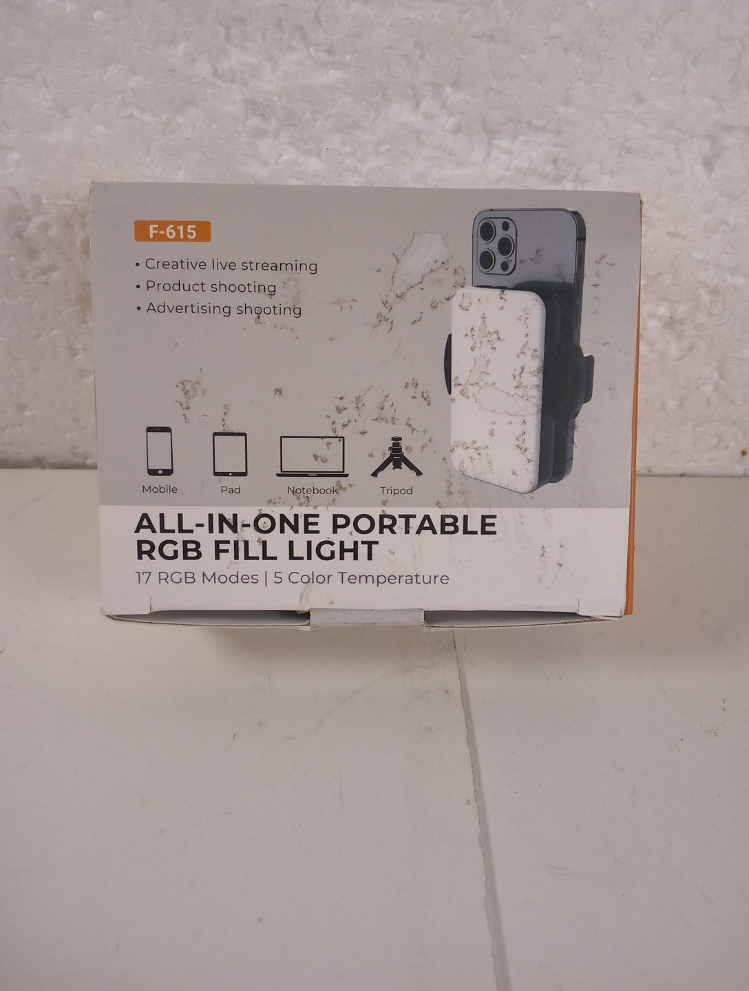 All In One Portable RGB Fill Light F-615