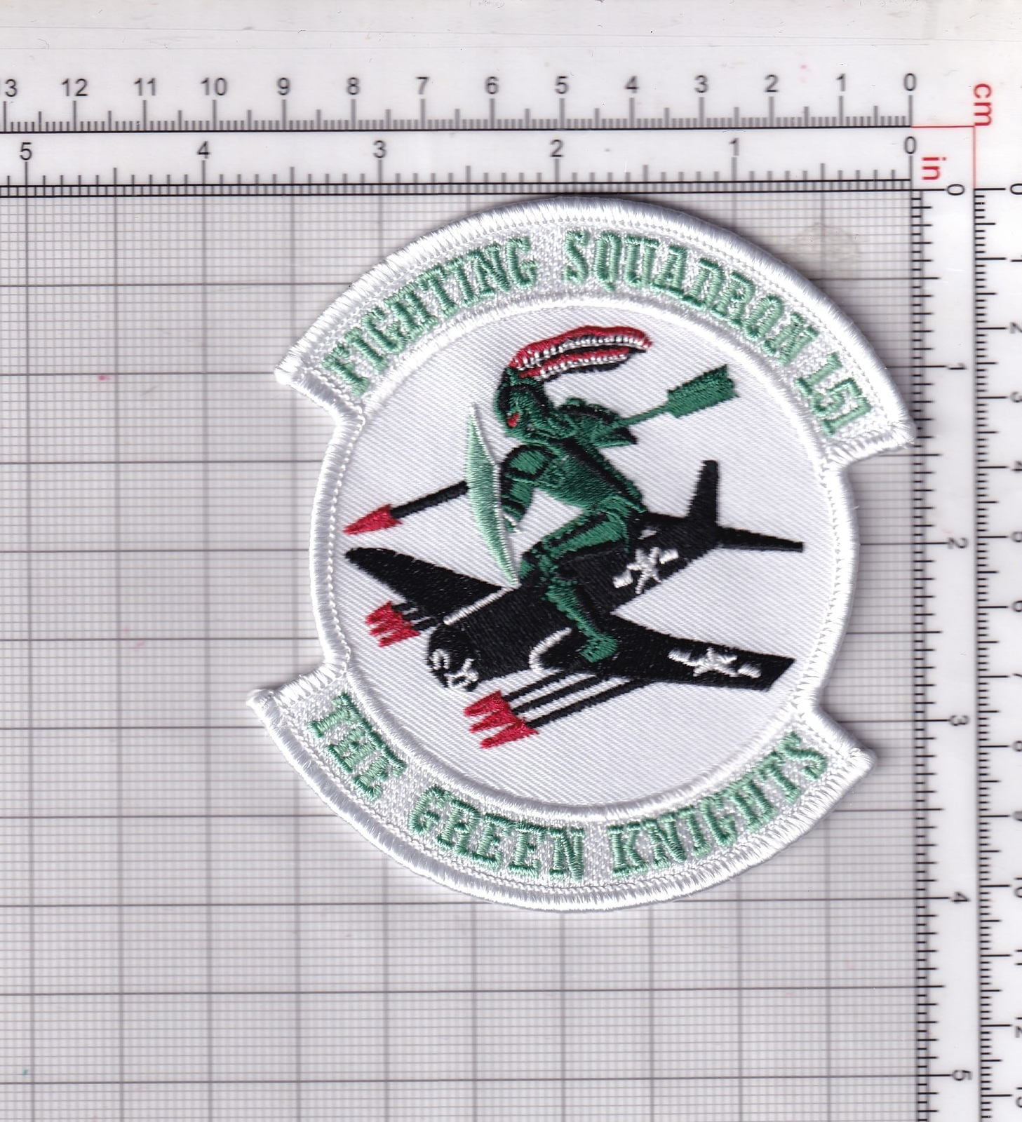 VF-151 Green Knights Patch – Sew On, 4"