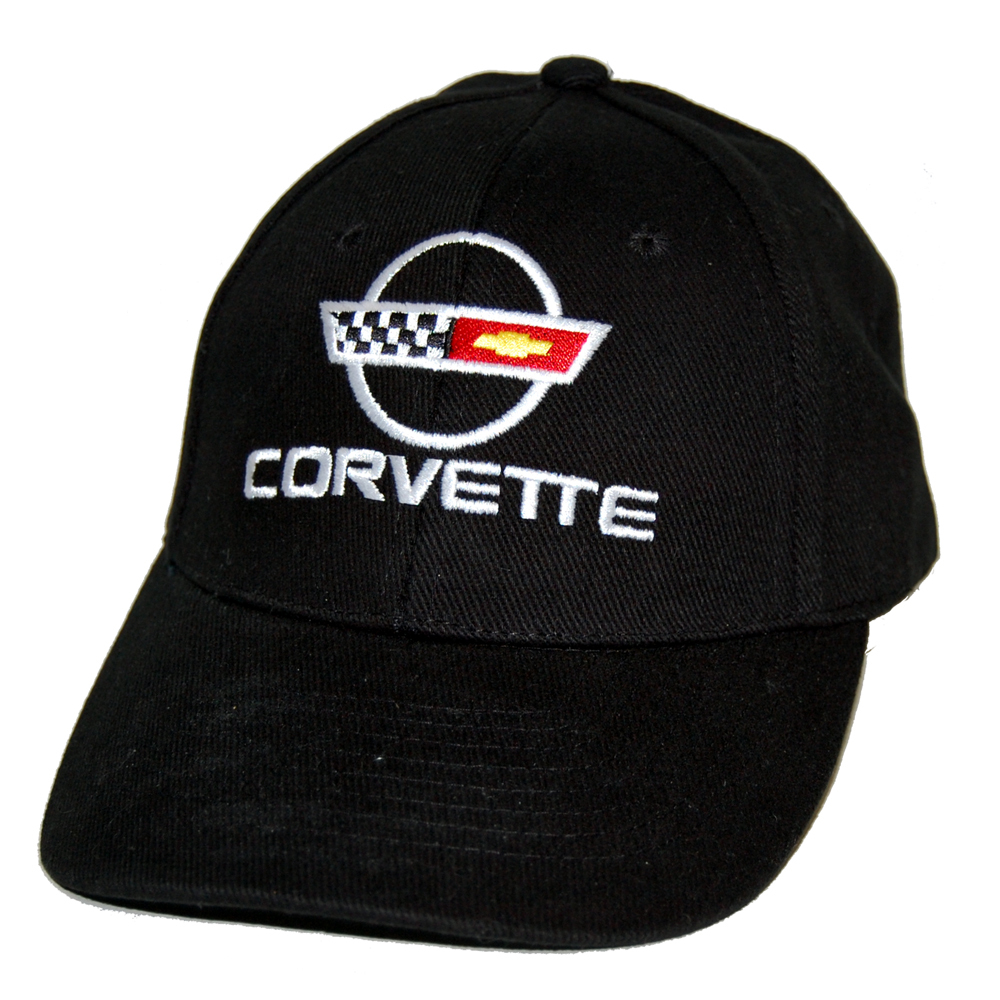 Chevrolet Corvette C4 Cotton Twill Black Hat Cap - Shipped in a Box Free - USA