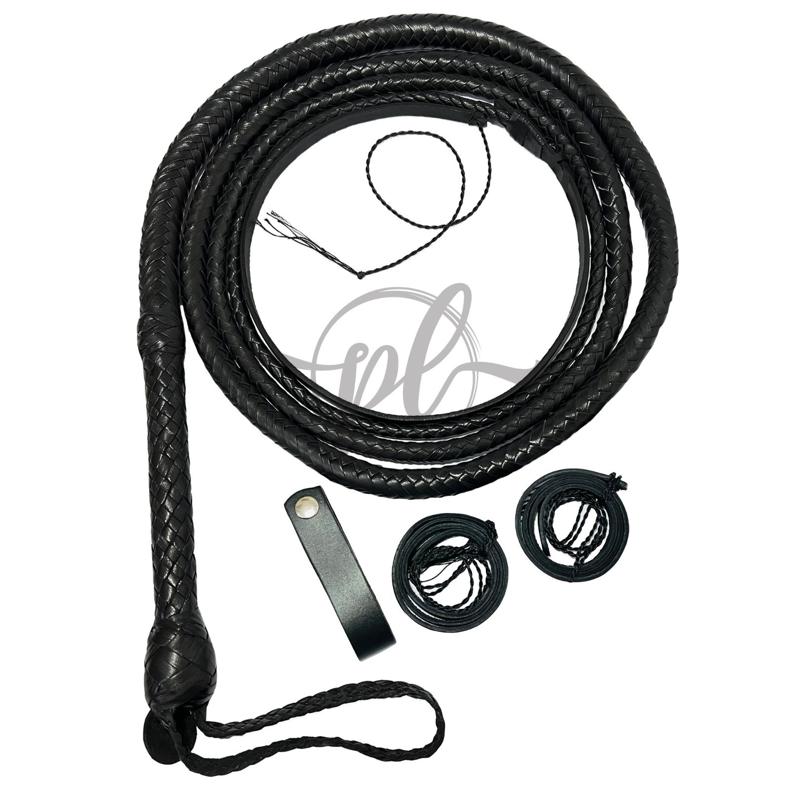 Real Leather Bullwhip 16 plaits  – western Whip Indiana Jones Style