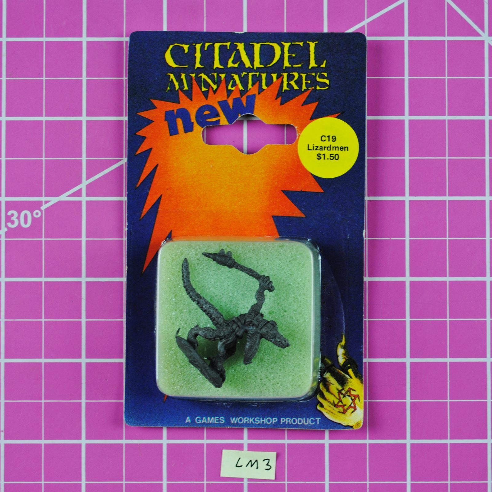 Warhammer Classic Citadel C19 Lizardmen NIB Metal, Rare OOP Pre Slotta Lizardman