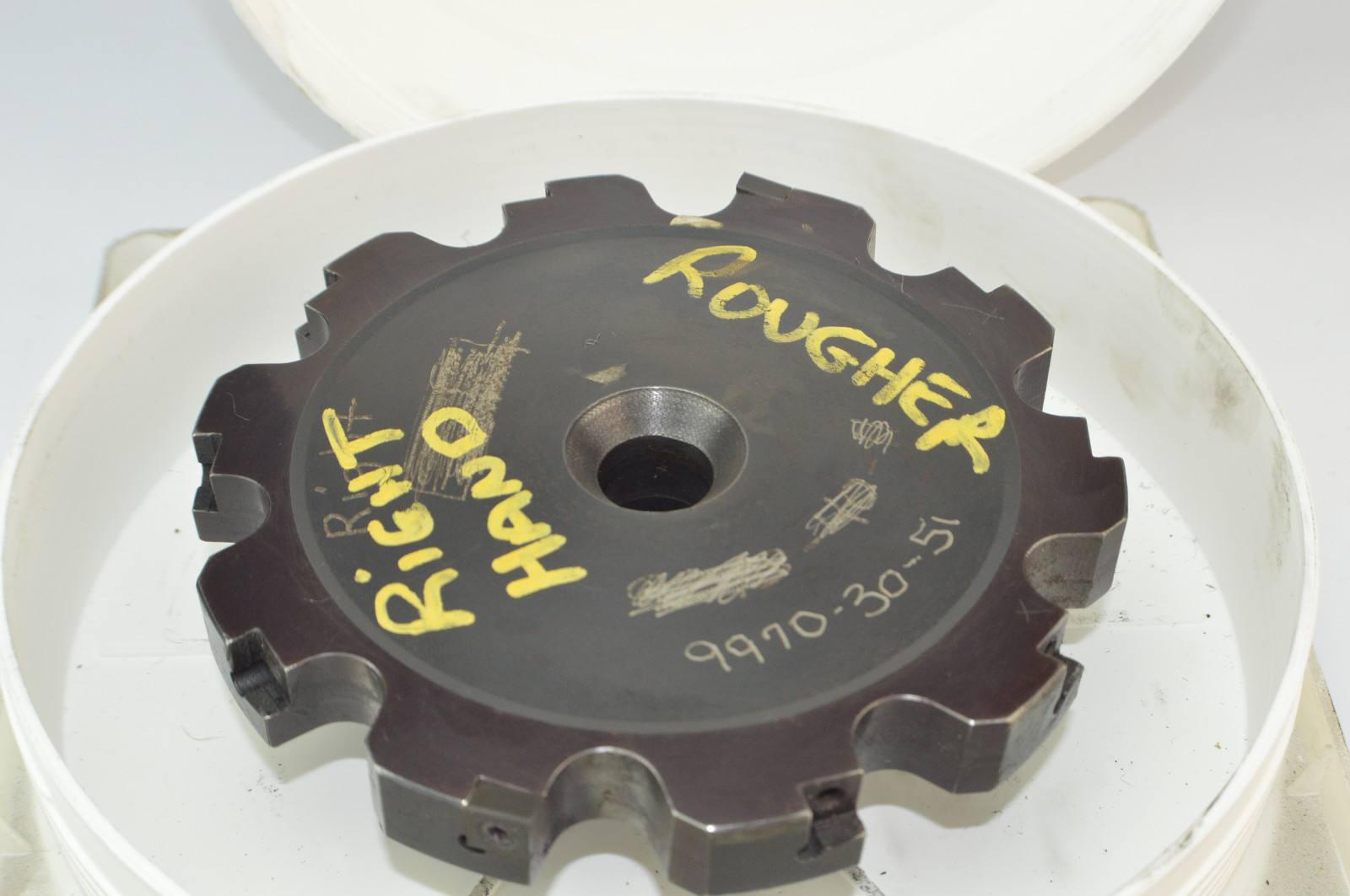 SECO Indexable Disc Mill 6-1/4" Dia Half side Disk face mill right hand