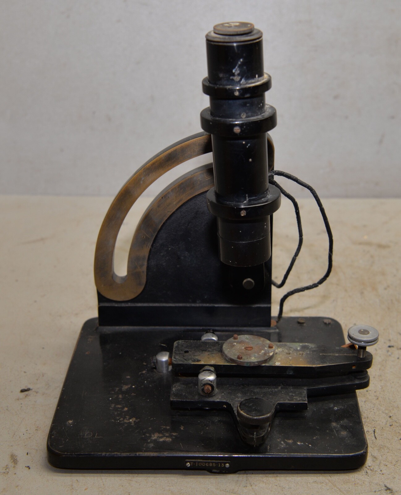 Military sighting scope microscope T-100685-13 collectible vintage laboratory