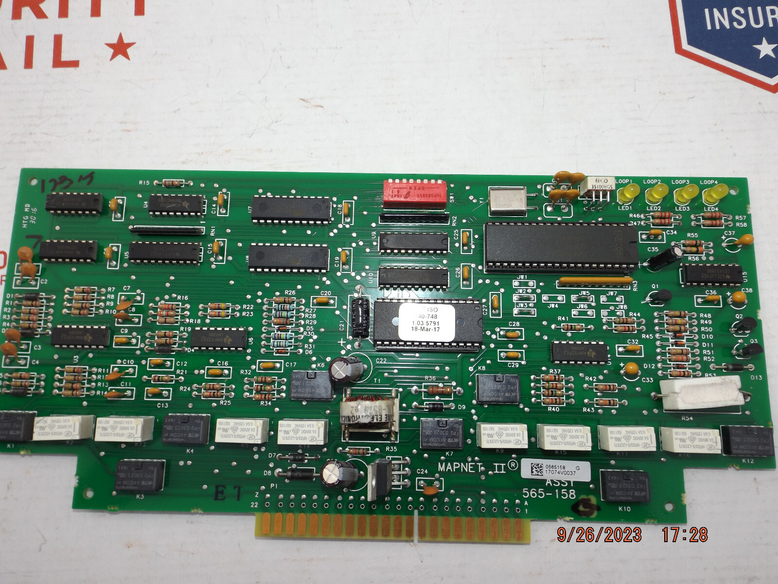4100 Simplex 565-158 Mapnet 2 Isolator
