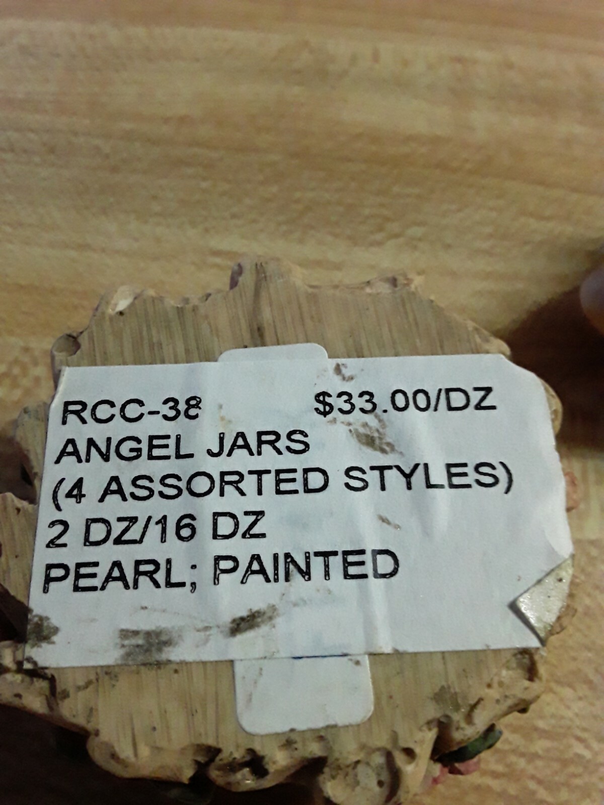 Vintage 2 Small Jars Pearl Painted! Rare!