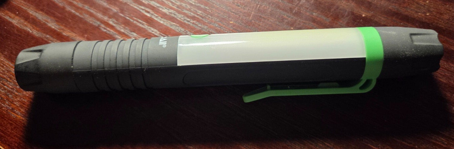 Pen Flashlight | Compact and Portable Tactical Pen Light | Battery Powered Pe...