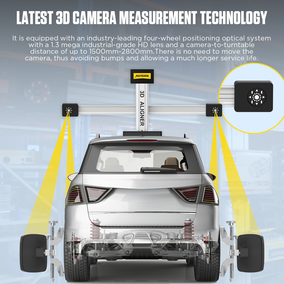 3D Wheel Alignment Machine Tire Aligner 4 Wheel Alignment System Fully Automatic