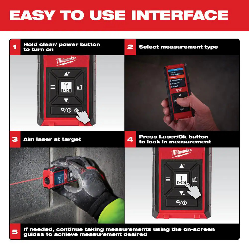 150 Ft. Laser Distance Meter