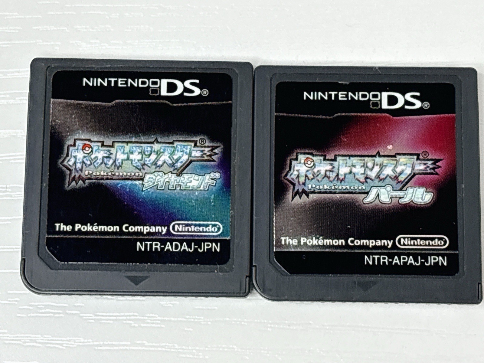 Pokemon Diamond & Pearl Set Nintendo DS Tested Cartridge Japanese Ver From Japan