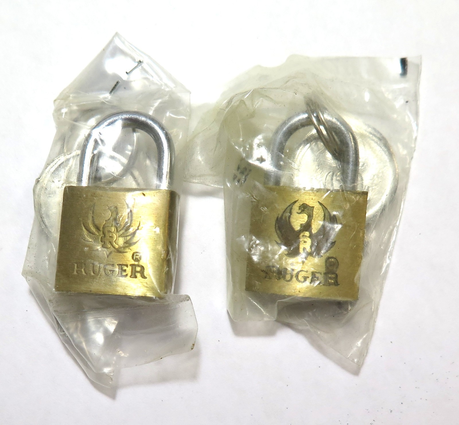 Ruger Pistol Box locks, two unopened with keys.