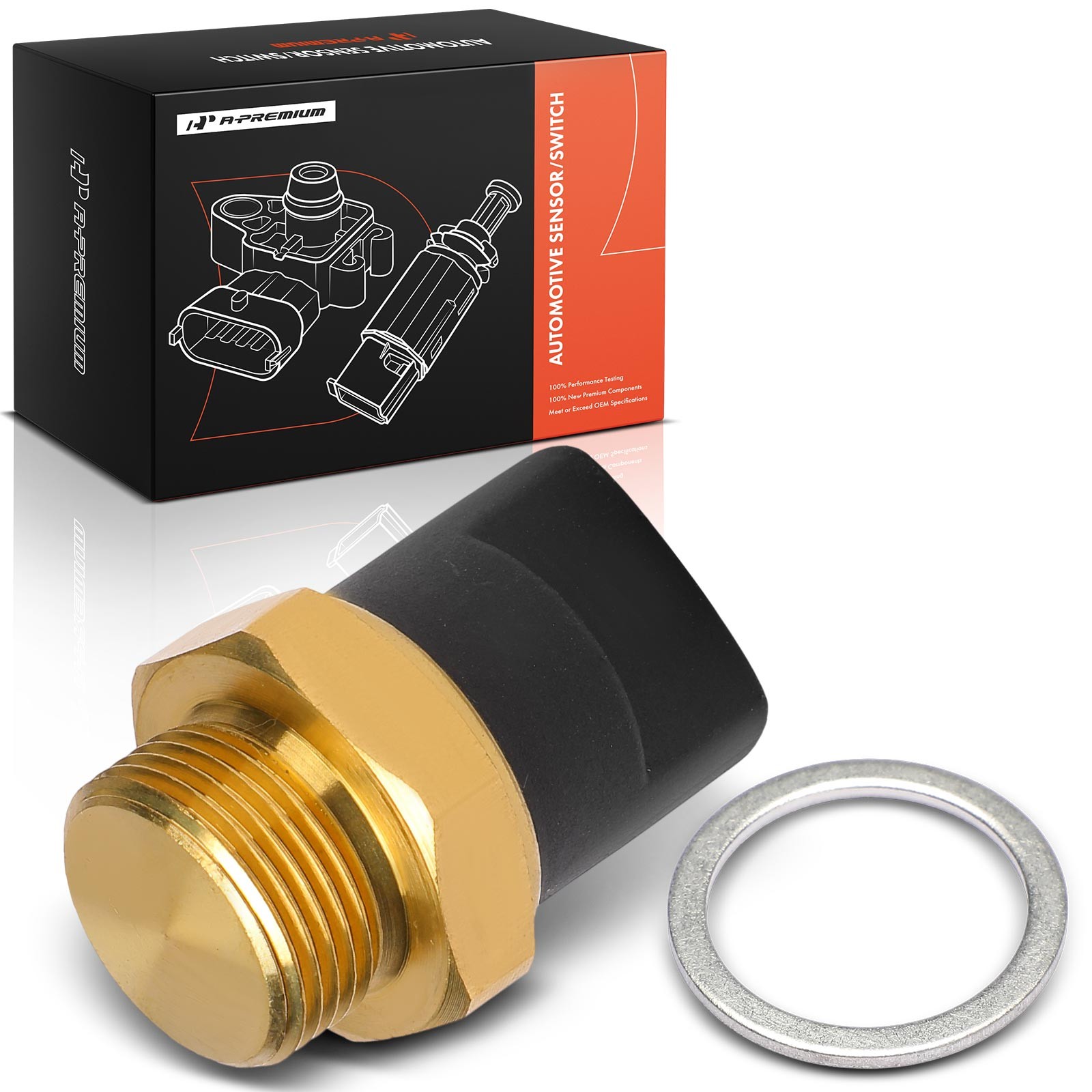 A-Premium Radiator Fan Temperature Switch for Audi A8 1997 1998 1999 A8 Quattro