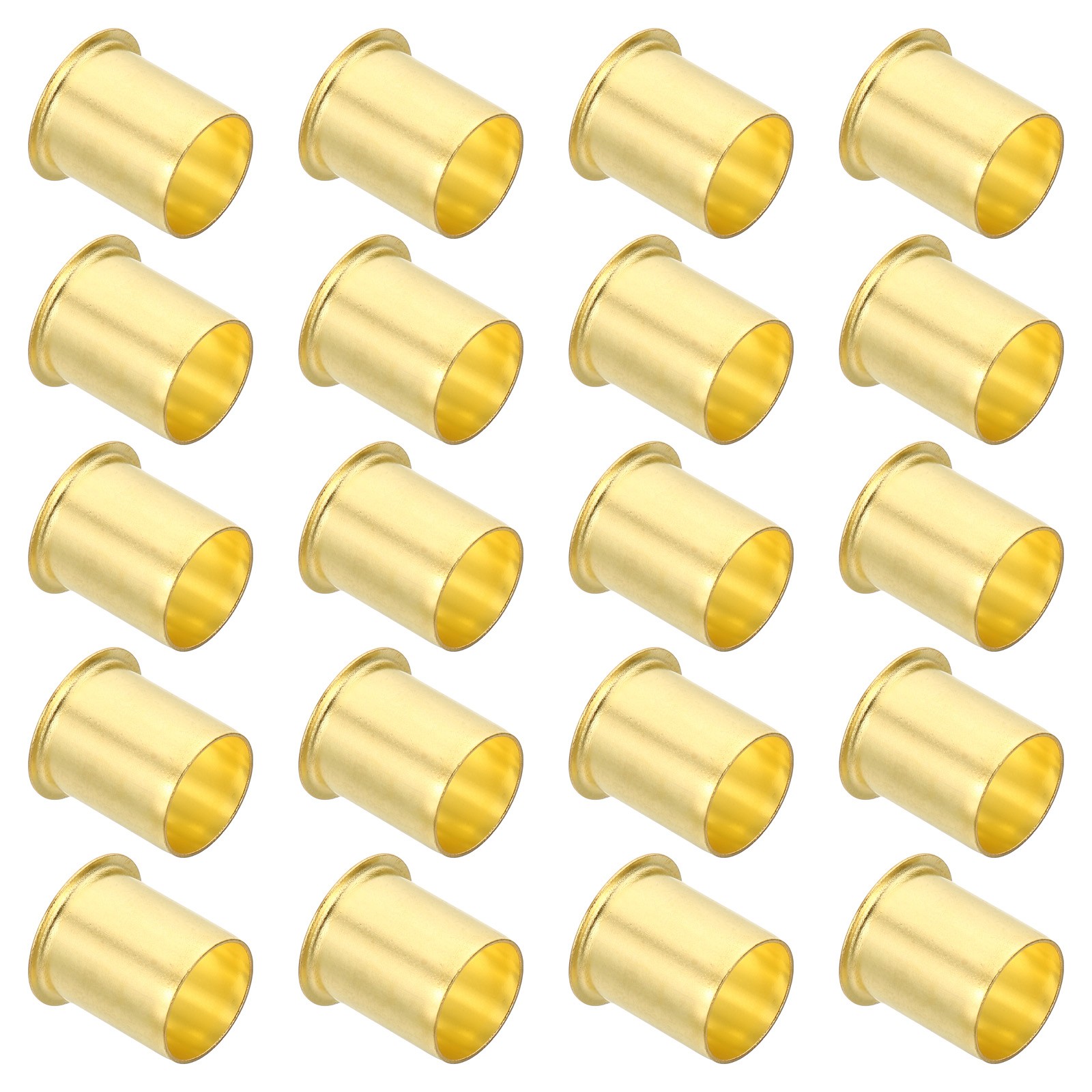 20Pcs 16mm OD x 13mm ID Tube Brass Compression Insert