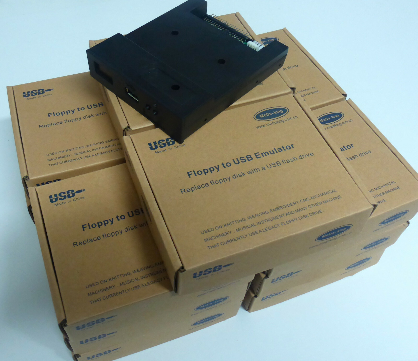 AMIGA GOTEK Floppy USB Emulator. OLED Display +Blaue LED (schwarz)